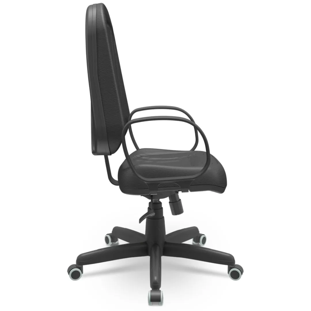 Cadeira Premium Presidente - Relax + Braço Fixo + Base Standart - ABNT 13962 / NR-17