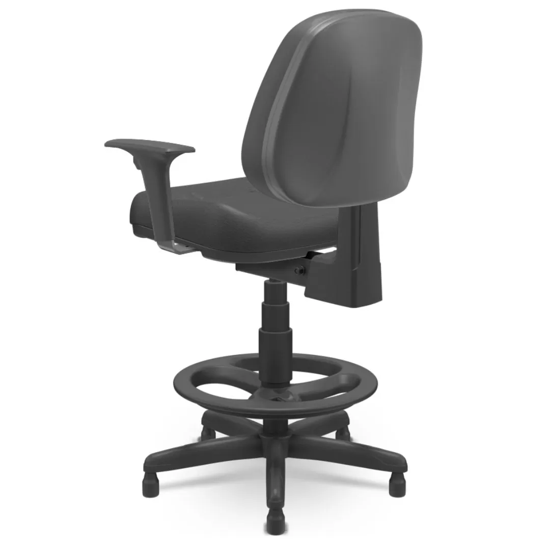 Cadeira Premium Executiva Ergonômica Caixa Alta - Backplax Plus + Braço Regulável - ABNT 13962 / NR-17